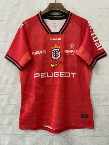 (Size S-5XL) 2026 Toulouse Red Thailand Rugby Shirts-805