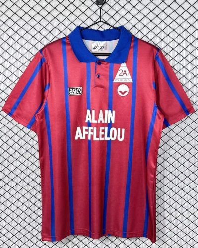 95/96 Retro version Bordeaux Home Red Thailand Soccer Jersey-503