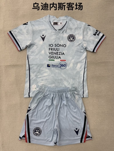 2025/26 Udinese Calcio Away Gray Soccer Uniform-208