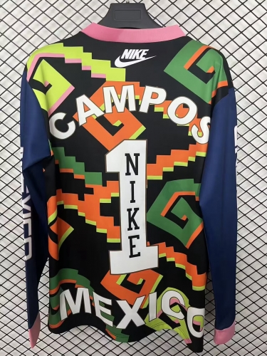 Nik Retro Version Goalkeeper Color #1 LS Thailand Soccer Jersey AAA-95/2041