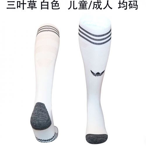2026/27 Adida White Adult/Kids Thailand Soccer Socks
