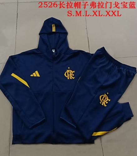 2025/26 Flamengo Royal Blue Thailand Jacket Uniform With Hat-815
