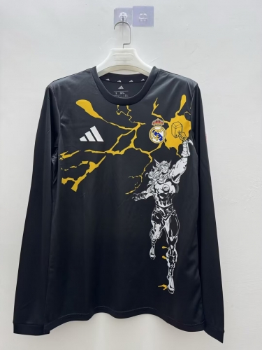 2026/27 Special Rea Madrid Black LS Thailand Soccer Jersey AAA-410