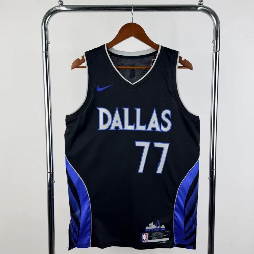 2026 Season City Version Dallas Mavericks Black #77 NBA Jersey-311