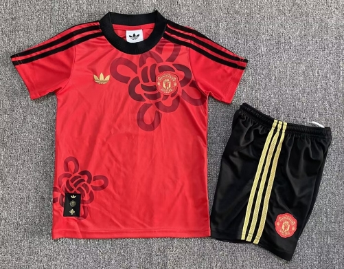 Kids 2026/27 Commemorative Version Man United Red Kids/Youth Soccer Uniform-1040/522/507