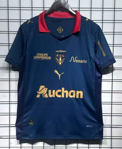 2025-26 Lens 3ng Away Royal Blue Thailand Soccer Jersey AAA-23