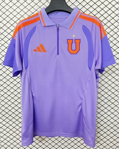 2026/27 Club Universidad de Chile Purple Polo Shirts-95