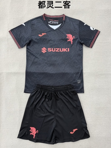 Kids 2025/26 Torino FC 2nd Away Gray Kids/Youth Soccer Uniform-208