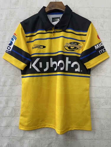 2026 Hurricanes Home Yellow Thailand Rugby Shirts-805