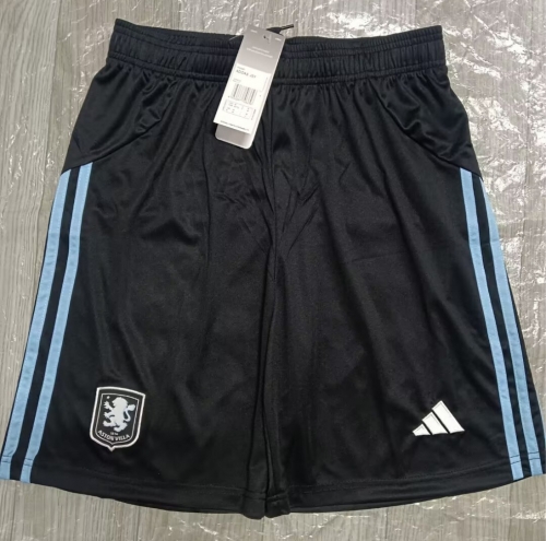 2025/26 Aston Villa Away Black Thailand Soccer Shorts-315