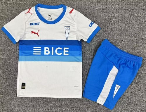 Kids 2026/27 Universidad Católica Home White Kids/Youth Soccer Uniform-1040
