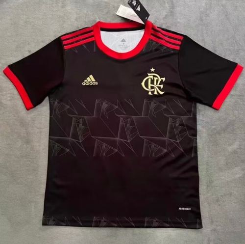 2021/22 CR Flamengo 2nd Away Black Thailand Soccer Jersey AAA-510