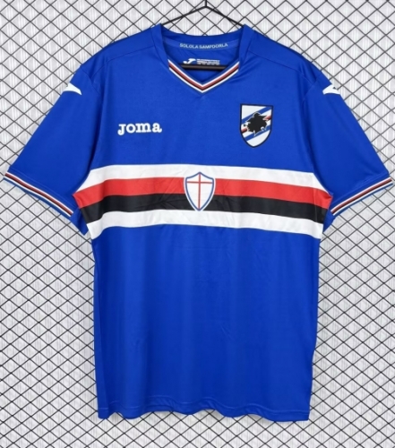 16/17 Retro Version UC Sampdoria Home Blue Thailand Soccer Jersey-503