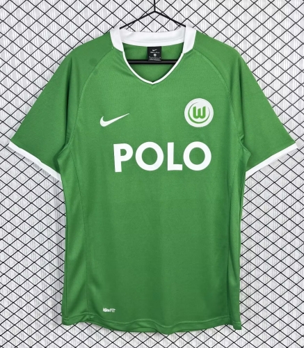 08-09 VfL Wolfsburg Away Black Thailand Soccer Jersey AAA-JM/503