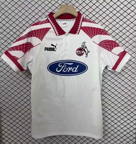 96/97 Retro Version FC Köln Home White Thailand Soccer Jersey AAA-95