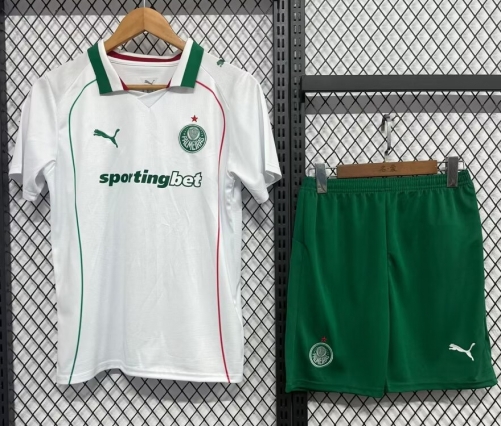 Kids 2026/27 SE Palmeiras Away White Kids/Youth Soccer Uniform-530/812/507