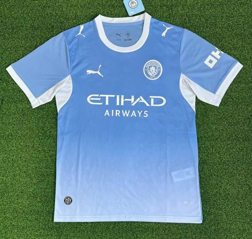 2026/27 Manchester City Home Blue Thailand Soccer Jersey AAA-416/705/320