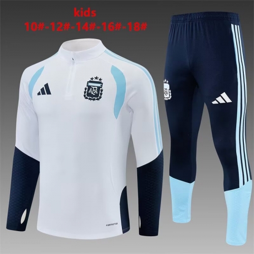 Kids 2026/27 Argentina White Kids/Youth Tracksuit Unifom-GDP/815/801