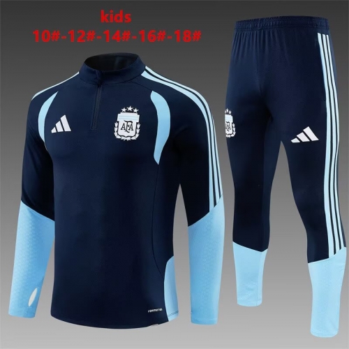 Kids 2026/27 Argentina Royal Blue Kids/Youth Tracksuit Unifom-GDP/815/801