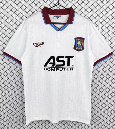 95-96 Retro Version Aston Villa Away White Thailand Soccer Jersey AAA-503