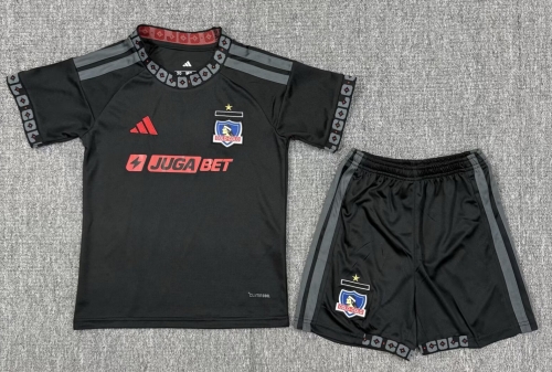 Kids 2026/27 Colo-Colo Away Black Kids/Youth Soccer Uniform-522/1040/208