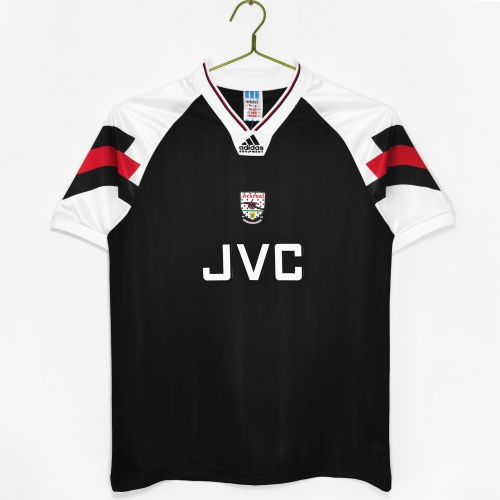 92/94 Retro Version Arsenal Away Black Thailand Soccer Jersey AAA-710