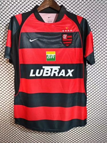 02/03 Retro Version CR Flamengo Home Red & Black Thailand Soccer Jersey AAA-905