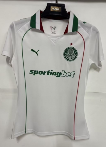 2026/27 Palmeiras Away White Thailand Female Soccer Jersey AAA-1116