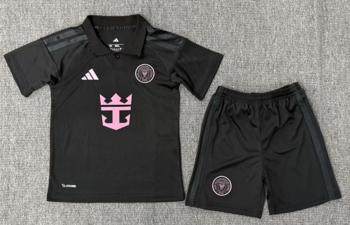 Kids 2026/27 Inter Miami CF Away Black Kids/Youth Soccer Uniform-522/530/507