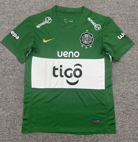 2026/27 Olimpia 2nd Away White & Green Thailand Soccer Jersey AAA-1040