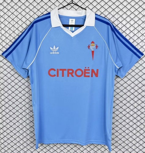 84/85 Retro Version RC Celta de Vigo Home Blue Thailand Soccer Jersey AAA-503