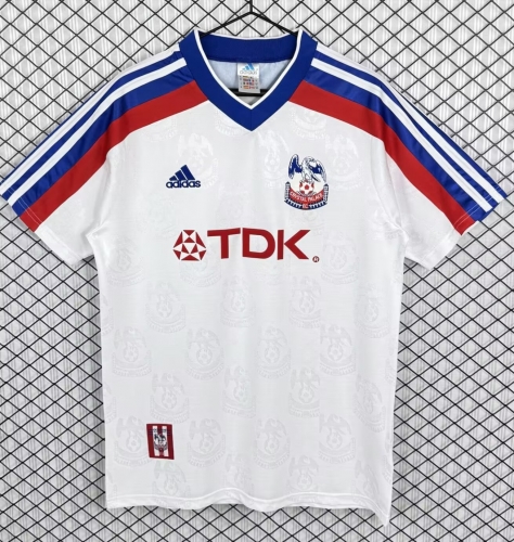 98/99 Retro Version Crystal Palace Away White Thailand Soccer Jersey AAA-503