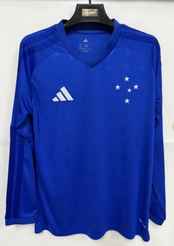 2026/27 Cruzeiro EC Home Blue LS Thailand Soccer Jersey AAA-1116