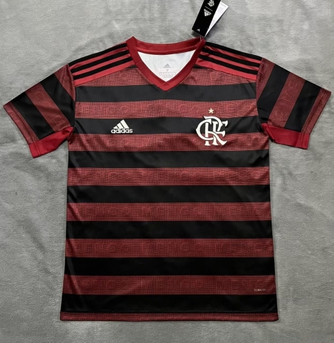 19/20 Retro Version CR Flamengo Home Red & Black Thailand Soccer Jersey AAA-510