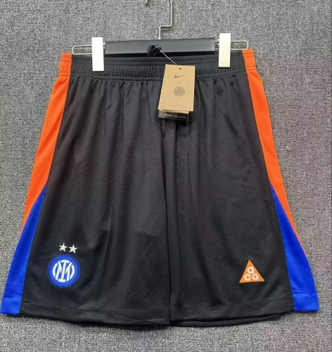 2025/26 Inter Milan 3nd Away Black Thailand Soccer Shorts-315