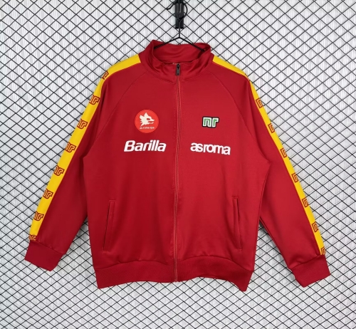 88/89 Retro Version Roma Red Soccer Jacket Top-503