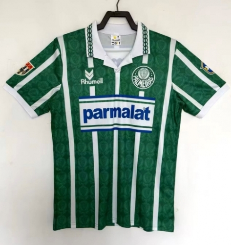 1994 Retro Version SE Palmeiras Home Green Thailand Soccer Jersey AAA-811