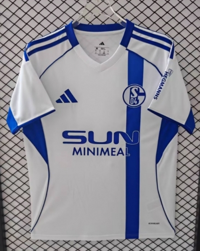2026/26 Schalke 04 Away White Thailand Soccer Jersey AAA-30/23