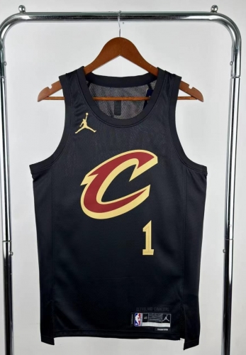 2023 Season Feiren Limited Version Cleveland Cavaliers Black #1 NBA Jersey-311
