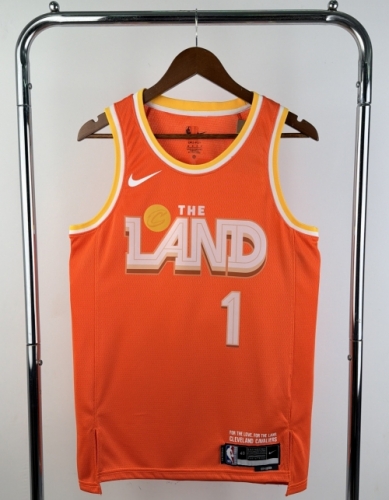 2026 Season City Version Cleveland Cavaliers NBA Orange #1 Jersey-311