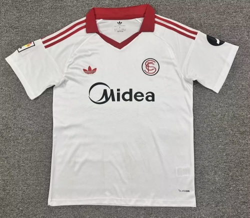 2026/27 Retro Sevilla FC White Thailand Soccer Jersey AAA-1040/95/301
