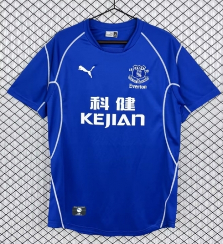 02/03 Retro Version Everton Home Blue Thailand Soccer Jersey AAA-503