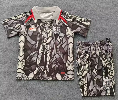 Kids 2026/27 Commemorative Version England Gray Kids/Youth Soccer Uniform-JY/507