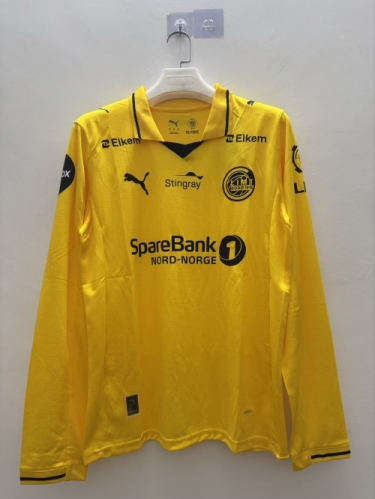 2026/27 FK Bodø/Glimt Home Yellow LS Thailand Soccer Jerseys AAA-410