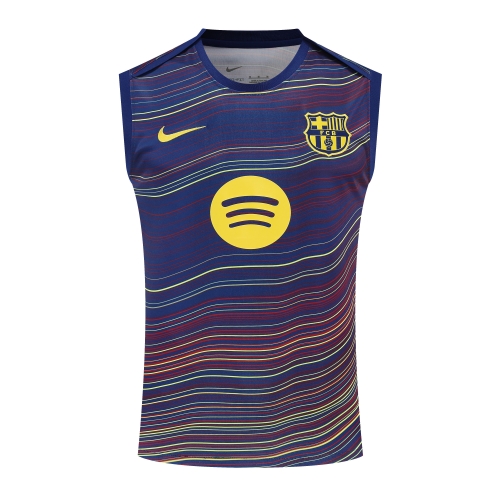 2025/26 Barcelona Red & Blue Thailand Soccer Training Vest-418