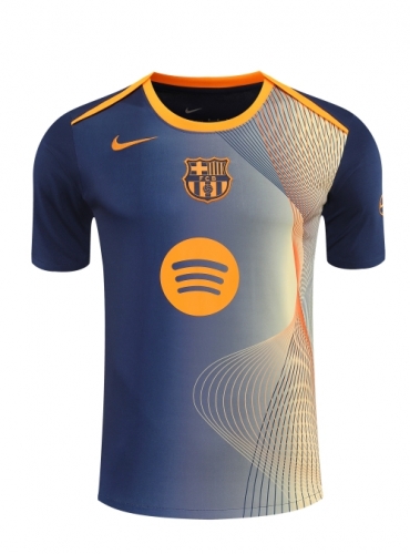 2025/26 Barcelona Yellow & Blue Thailand Soccer Training Jerseys-418