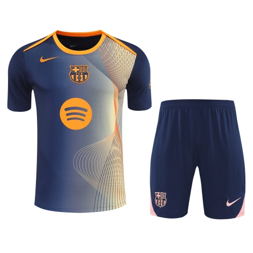 2025/26 Barcelona Yellow & Blue Thailand Soccer Training Uniform-418