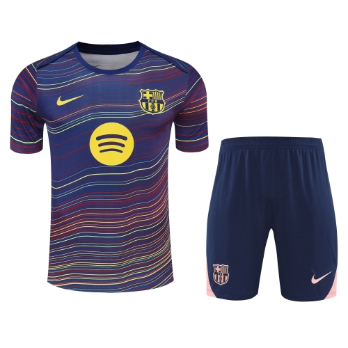 2025/26 Barcelona Red & Blue Thailand Soccer Training Uniform-418