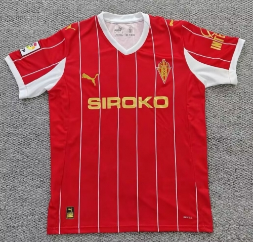2025/26 Retro Sporting de Gijón Red Thailand Soccer Jersey AAA-301