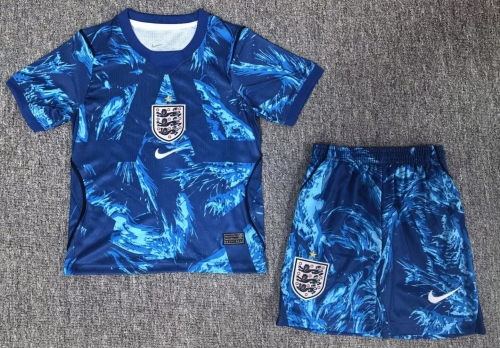 Kids 2026/27 England Goalkeeper Blue Kids/Youth Soccer Uniform-530/123/JY
